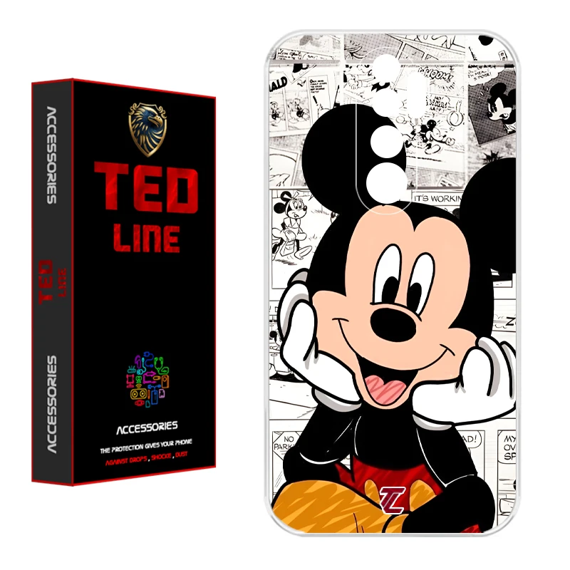 کاور تدلاین طرح میکی موس کد 1151 مناسب برای گوشی موبایل شیائومی Redmi Note 8 Pro