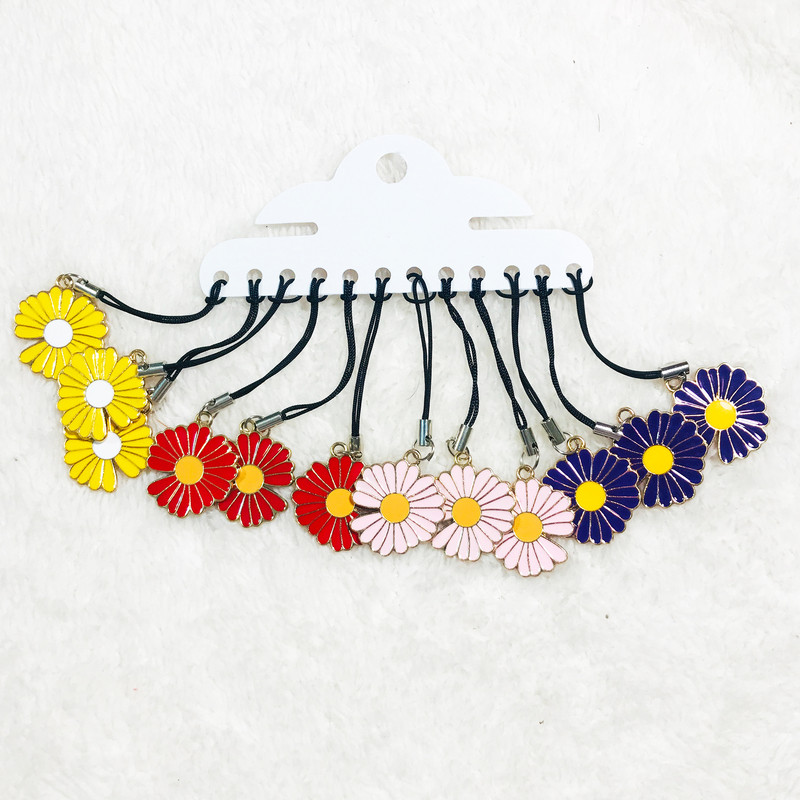 آویز موبایل مدل گل بابونه کد 01