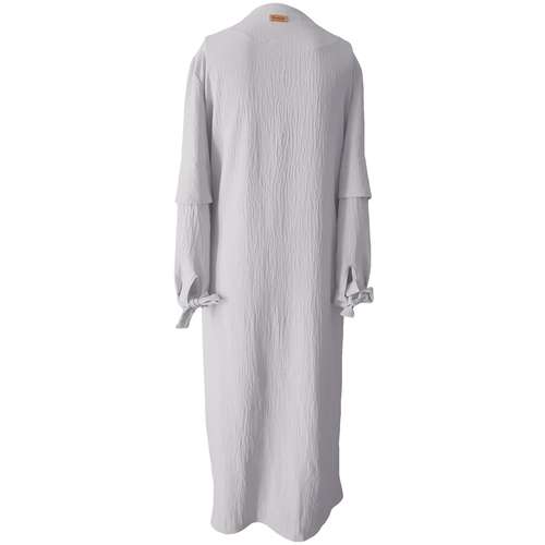 مانتو زنانه کد TO9962 رنگ طوسی