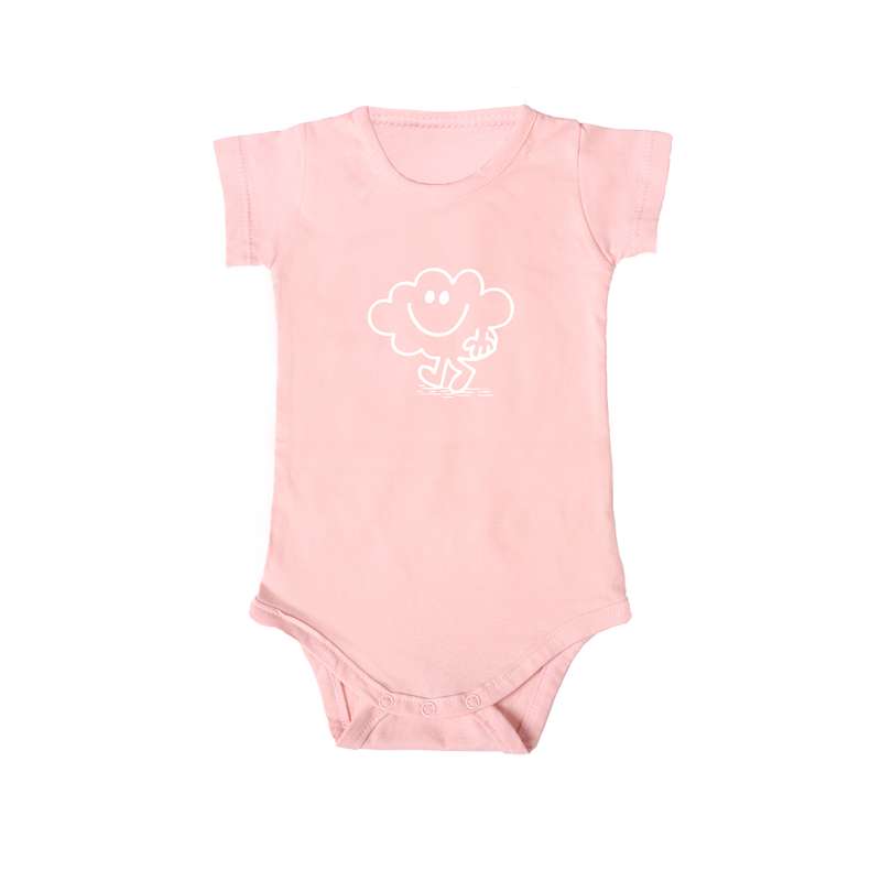 بادی آستین کوتاه نوزادی مدل ابر abr-p-2