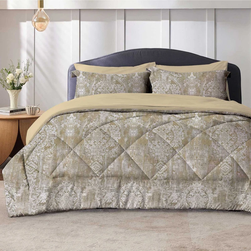 سرویس روتختی 2 نفر 8 تکه نوپه هوم مدل مخمل شانل AKCM