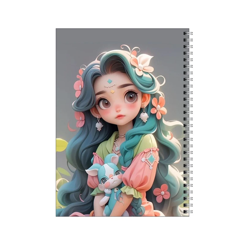 دفتر مشق 80 برگ بامبیلیپ طرح دختر و خرگوش  کد 1421694