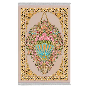 فرش پارچه‌ای دفه مدل فرشینه طرح مدرن کد 8055