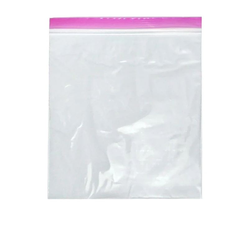 کیسه زیپ دار مدل دو زیپ کد 20x25 بسته 100 عددی