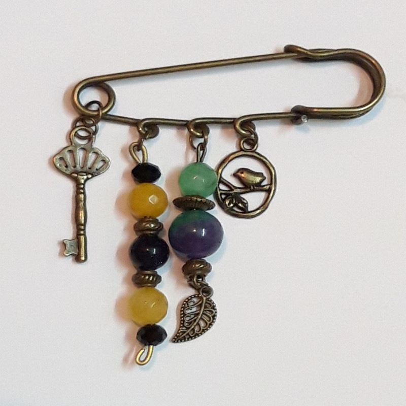 سنجاق سینه دخترانه مدل مرغ آمین کد E001 سنجاق سینه دخترانه مدل مرغ آمین کد E001