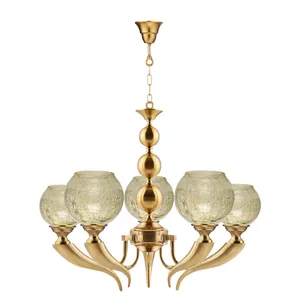 لوستر 5 شعله کارنتیس مدل آلیسا کد KT-05