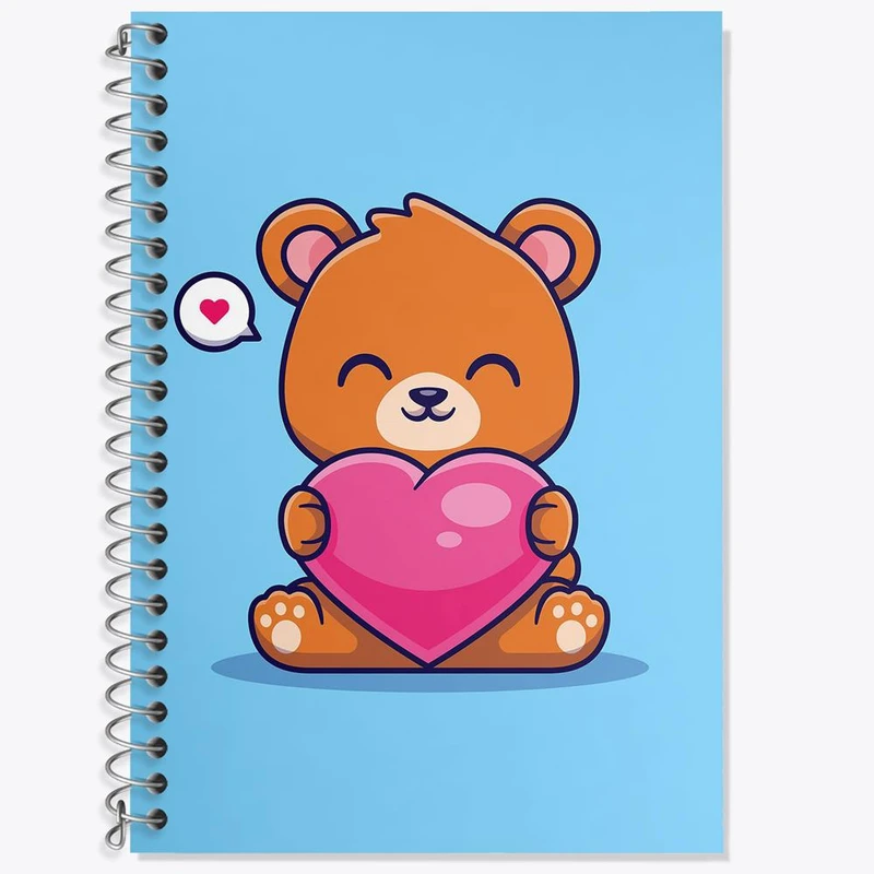 دفتر لغت 50 برگ خندالو مدل خرس کد 26202