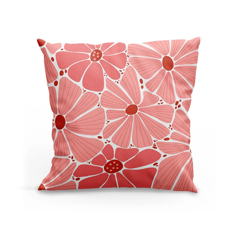 کوسن پاد آفرین مدل گل دار کد DKK1