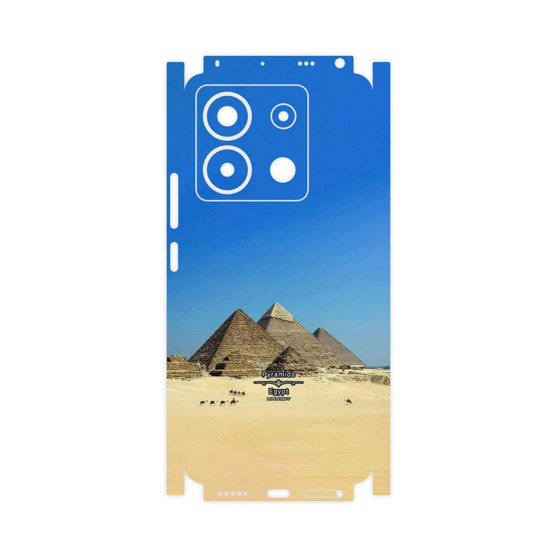 برچسب پوششی ماهوت مدل Pyramids of Egypt-FullSkin مناسب برای گوشی موبایل شیائومی Redmi Note 13 Pro 5G