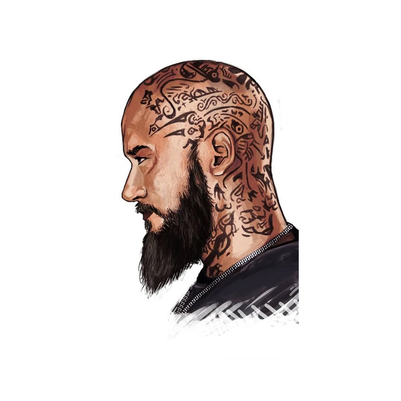 استیکر لپ تاپ و موبایل مدل سریال طرح وایکینگ ها راگنار لودبروک Vikings Ragnar Lothbrok کد 951