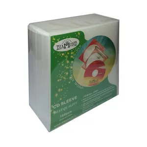 کاور CD-DVD ضد خش دیاموند بسته 100 عددی