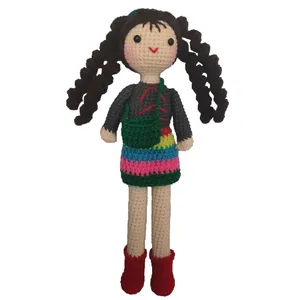 عروسک بافتنی مدل دختر کد 010