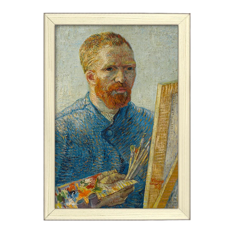 تابلو خندالو طرح سلف پرتره ونسان ونگوگ (Van Gogh) کد 36809