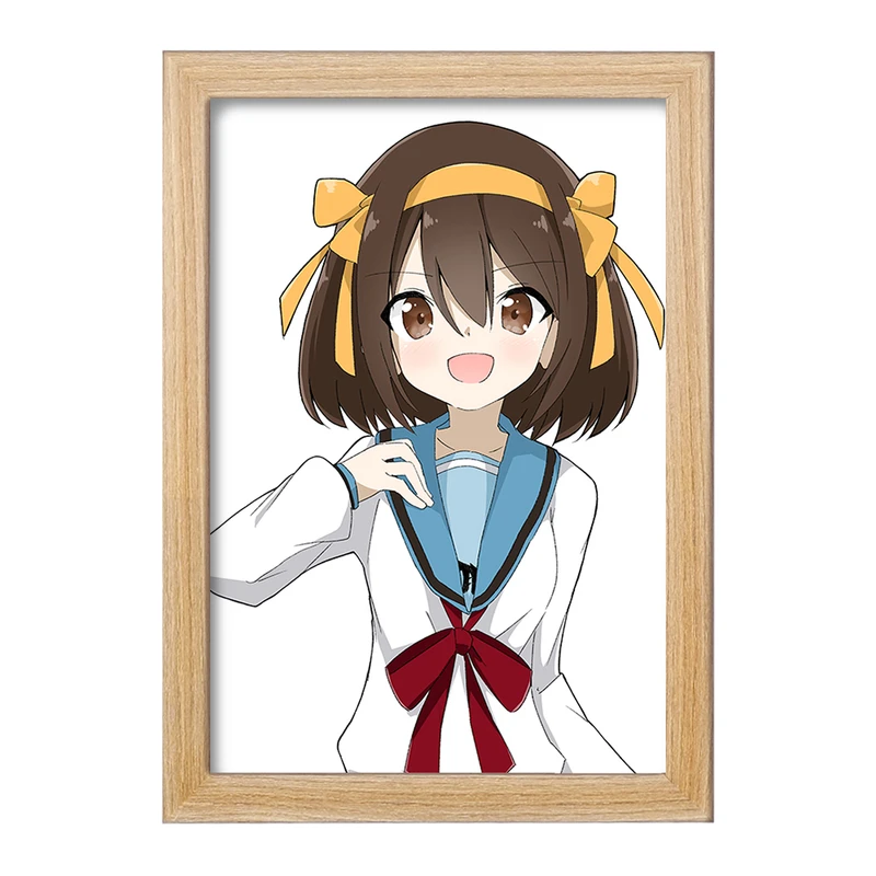 تابلو خندالو مدل هاروهی انیمه ناپدید شدن هارومی سوزومیا The Disappearance of Haruhi Suzumiya  کد 23123
