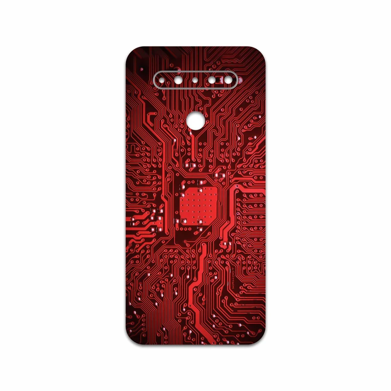 برچسب پوششی ماهوت مدل Red Printed Circuit Board مناسب برای گوشی موبایل ال جی K51s
