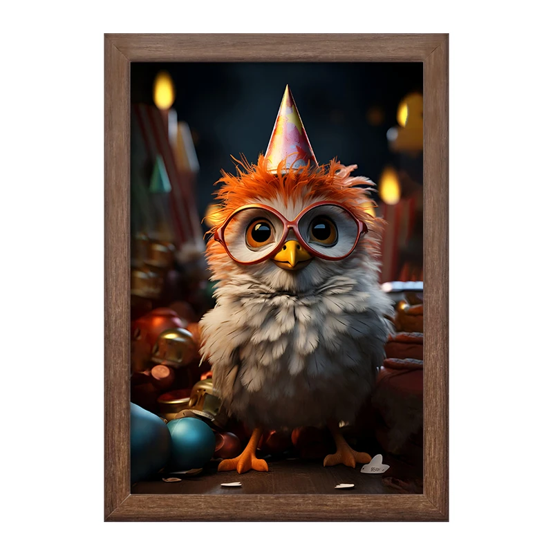 تابلو خندالو طرح جوجه بامزه کد F6627