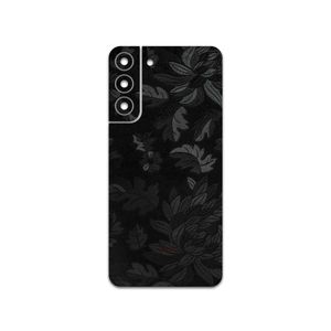 برچسب پوششی ماهوت مدل Black-Wildflower مناسب برای گوشی موبایل سامسونگ Galaxy S22 Plus 5G