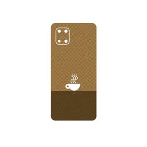 MAHOOT Minimal Cup of Coffee Icon Cover Sticker for Samsung Galaxy Note 10 Lite