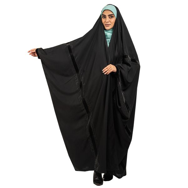 چادر عبایی مدل مخمل لاینی