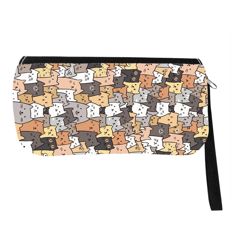 جامدادی پاد آفرین مدل فانتزی طرح گربه های بامزه کیوت کد p755