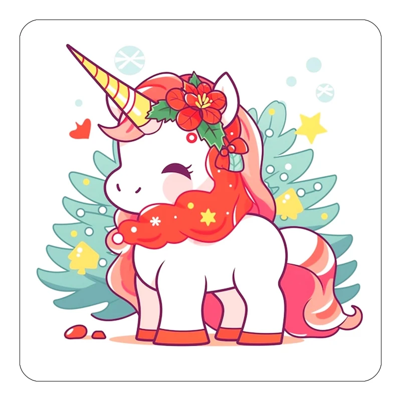 مگنت کاکتی طرح اسب تک شاخ و یونیکورن مدل mp29726