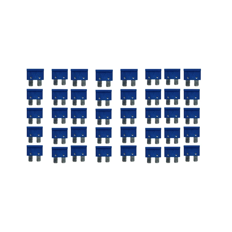 فیوز خودرو 15 آمپر مدل M10 بسته 40 عددی