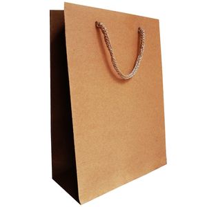 ساک هدیه مدل کرافت ساده بسته 50 عددی