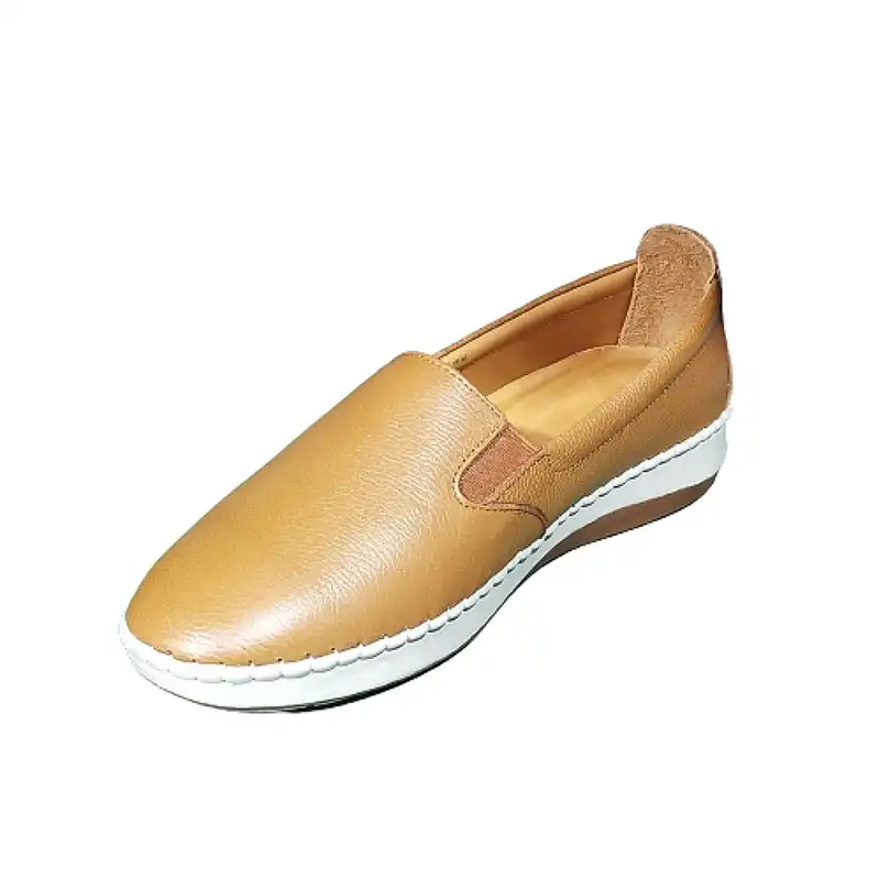 کفش روزمره زنانه مدل تمام چرم طبیعی کد 077