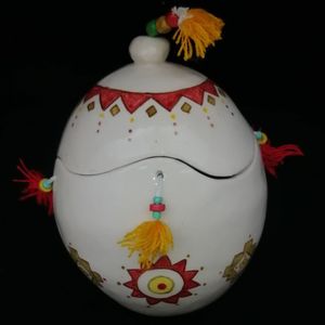 شکلات خوری سرامیکی هیوا طرح جبه دربدار کد 11026147