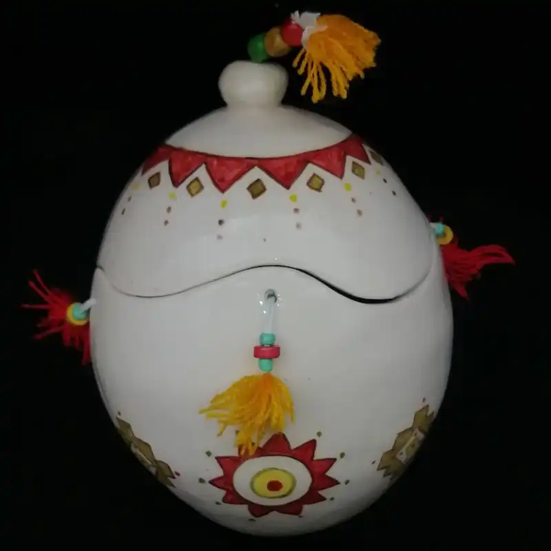 شکلات خوری سرامیکی هیوا طرح جبه دربدار کد 11026147