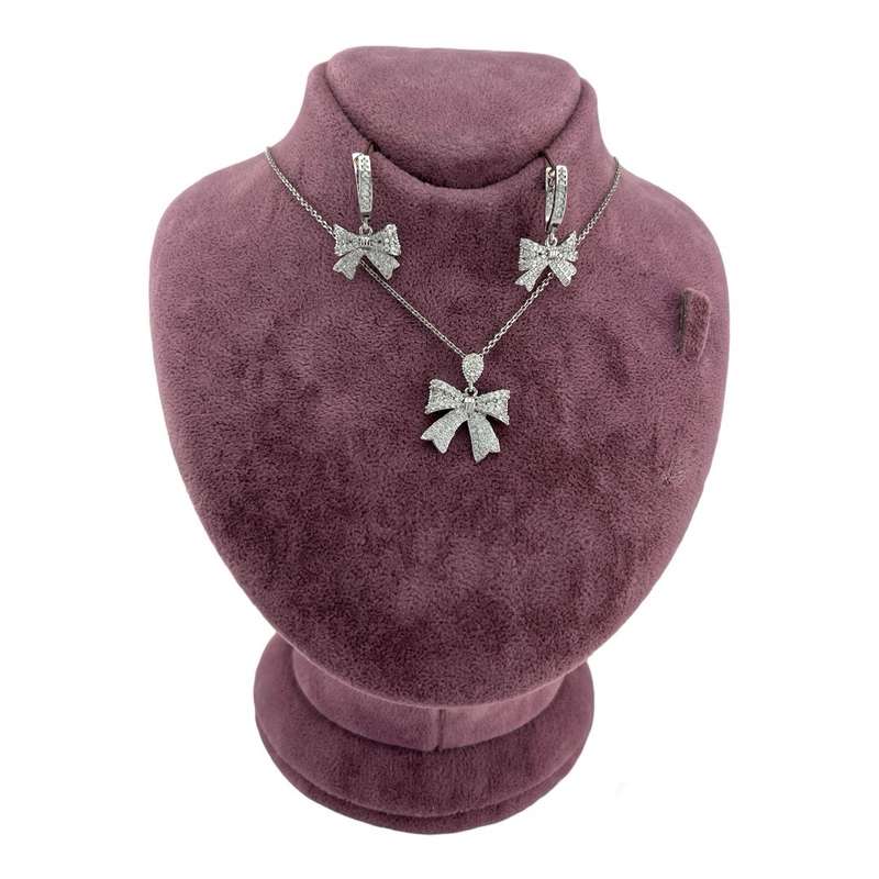 نیم ست نقره زنانه مدل ونوس