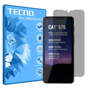 Tecno Resistant model privacy screen protector suitable for CAT S75 mobile phone