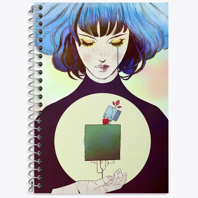 دفتر لغت 50 برگ خندالو طرح بازی گریس (Gris) کد 35538