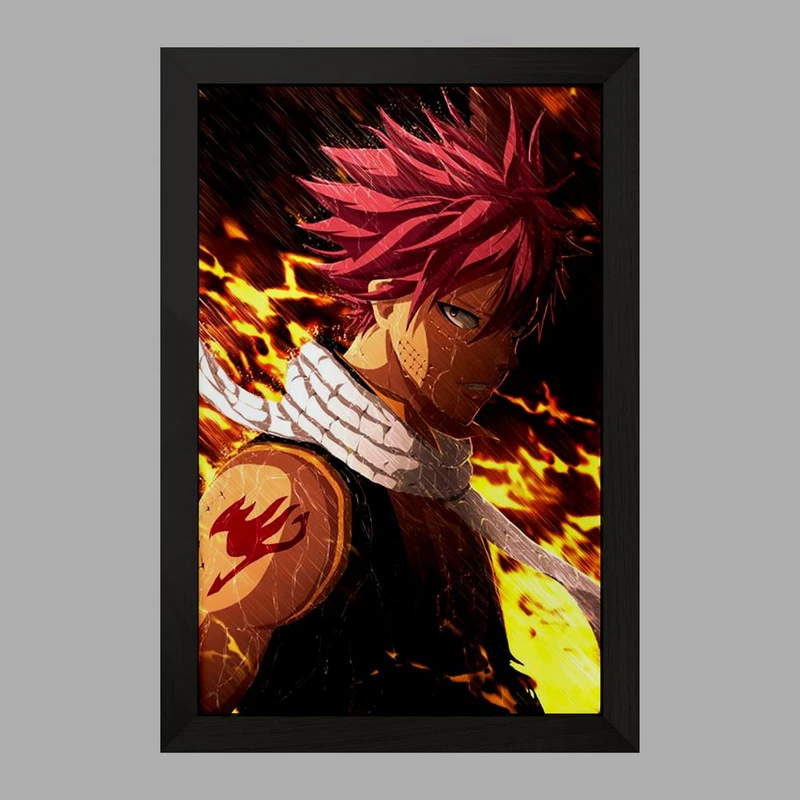 تابلو خندالو مدل ناتسو انیمه فری تیل Fairy Tail  کد 16511