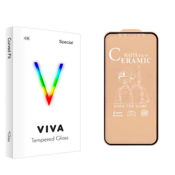 محافظ صفحه نمایش سرامیکی ویوا مدل 4K مناسب برای گوشی موبایل اپل iPhone 11 Pro Max