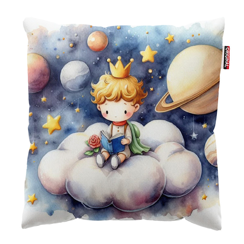 کوسن پاد آفرین مدل شازده کوچولو کد 511 سایز 30*30 سانتی متر