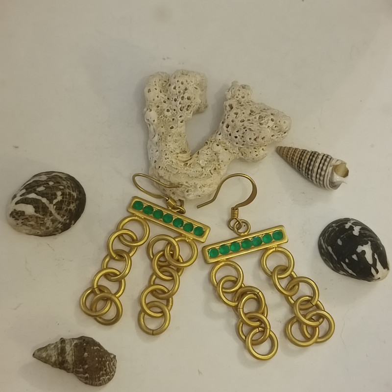 گوشواره زنانه مدل زنجیر