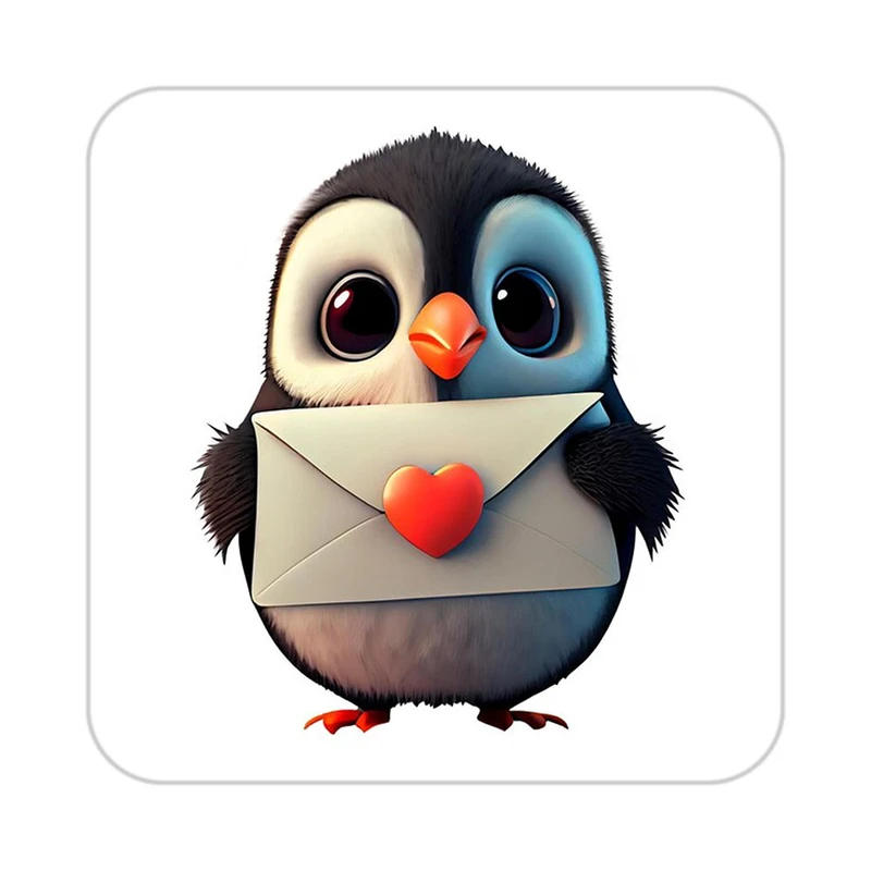 زیر لیوانی کاکتی طرح حیوانات کارتونی مدل mp27238