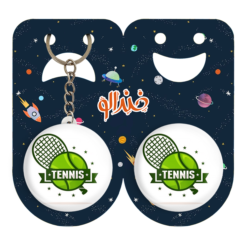 پیکسل خندالو مدل تنیس کد 14602 به همراه جاکلیدی