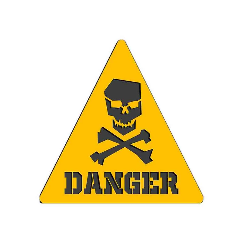 تابلو هشدار مدل danger طرح خطر مرگ تابلو هشدار مدل danger طرح خطر مرگ