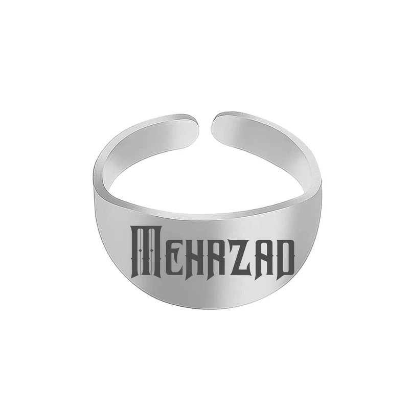 انگشتر نقره مردانه ترمه ۱ مدل مهرزاد کد 108 RSIL