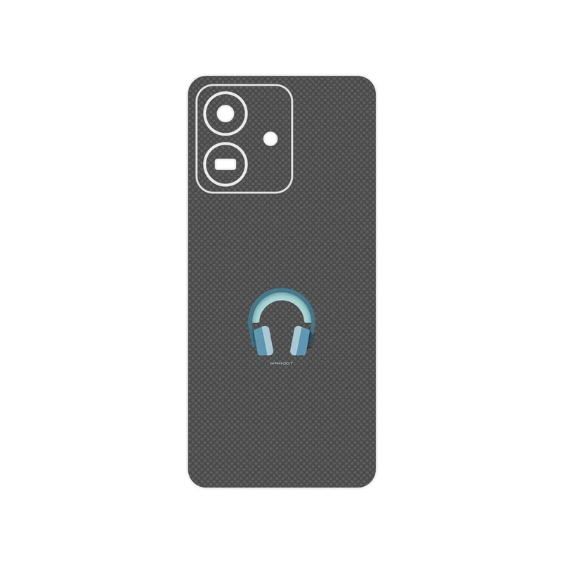 برچسب پوششی ماهوت مدل Minimal Headphone Icon مناسب برای گوشی موبایل آنر Play 10