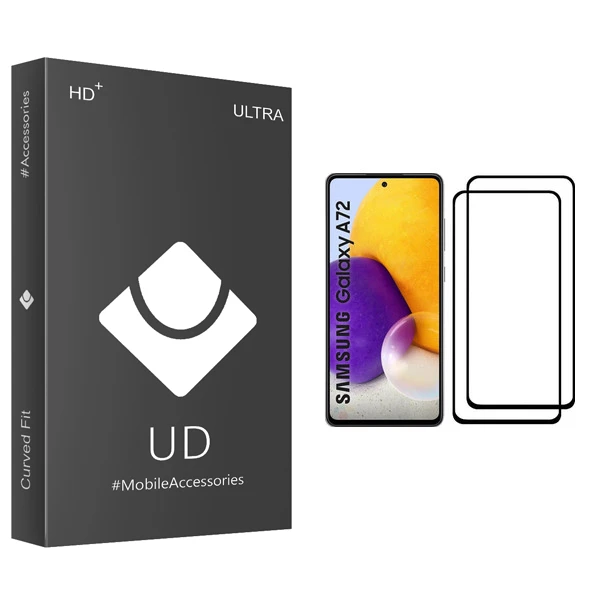 محافظ صفحه نمایش یو دی مدل ULTRA مناسب برای گوشی موبایل سامسونگ Galaxy A72 بسته دو عددی
