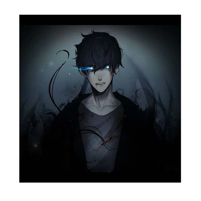 استیکر لپ تاپ و موبایل مدل انیمه طرح سولو لولینگ سونگ جین وو solo leveling sung jin woo کد 529