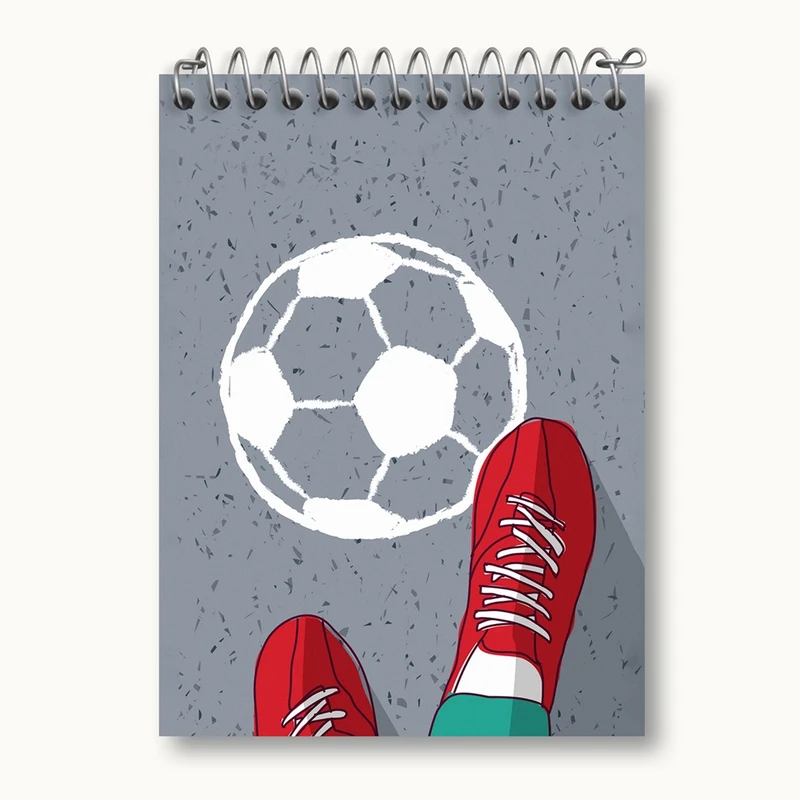 دفتر یادداشت 50 برگ خندالو مدل فوتبال Football کد 25935
