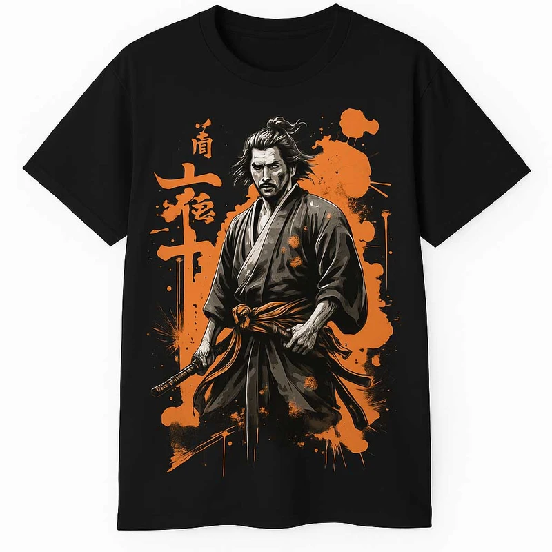 تی‌شرت آستین کوتاه مردانه پاد آفرین مدل جنگجو کد 1552