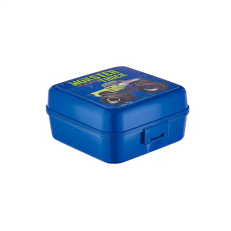 ظرف نگهدارنده کودک مدل Truck کد 912008 به همراه قمقمه