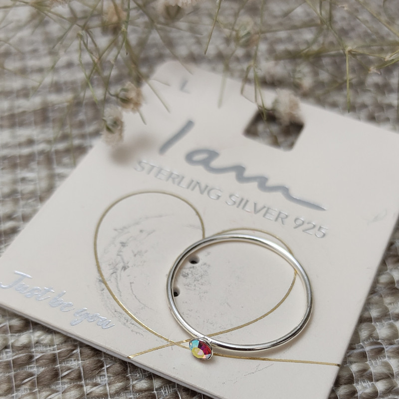 انگشتر نقره زنانه آی ام مدل E2716