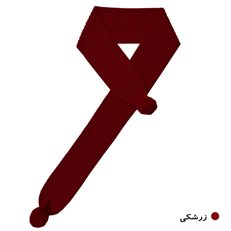 ست کلاه و شال گردن بافتنی بچگانه کد N14