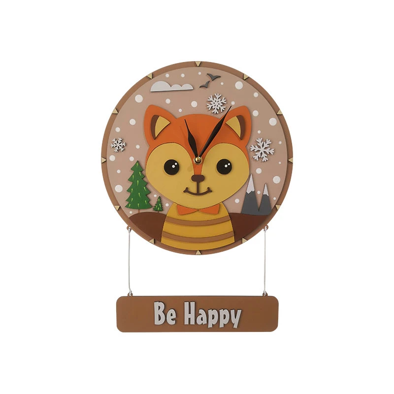 ساعت دیواری کودک طرح روباه